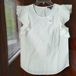 J. Crew Mercantile Ruffle Top